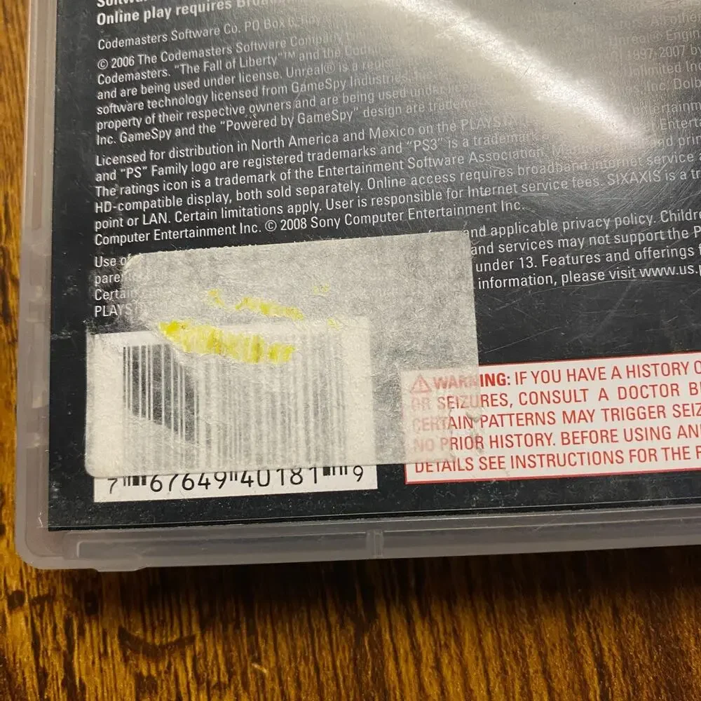 Turning Point: Fall of Liberty - Sony PlayStation 3